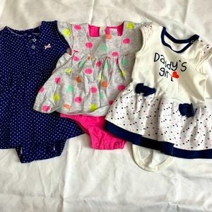 Vguc bundle of 3 onesie dresses.